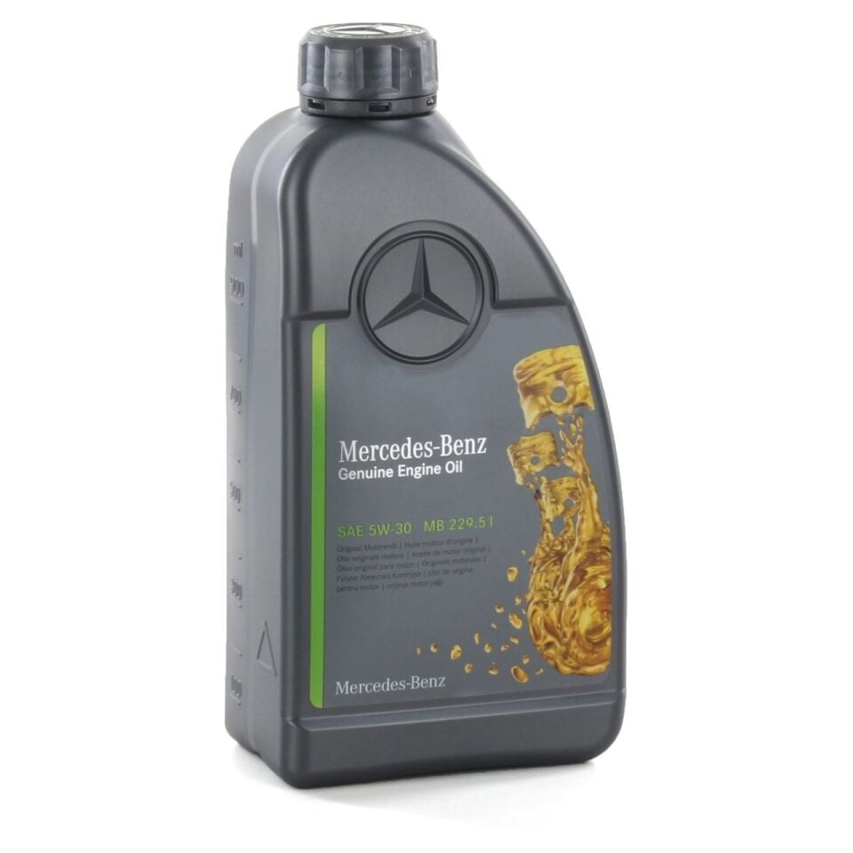 MERCEDES-BENZ A000989690611ABDE | Benz 5W30 Motor Yağı 1 LT MB 229.51 Orijinal Yıldızlı