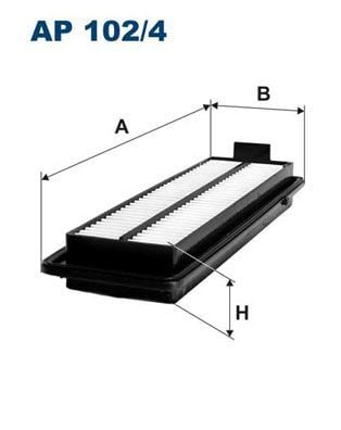 FILTRON AP102-4 | Hava Filtresi 04-Accord 2.2Ctdi