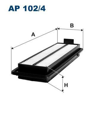 FILTRON AP102-4 | Hava Filtresi 04-Accord 2.2Ctdi